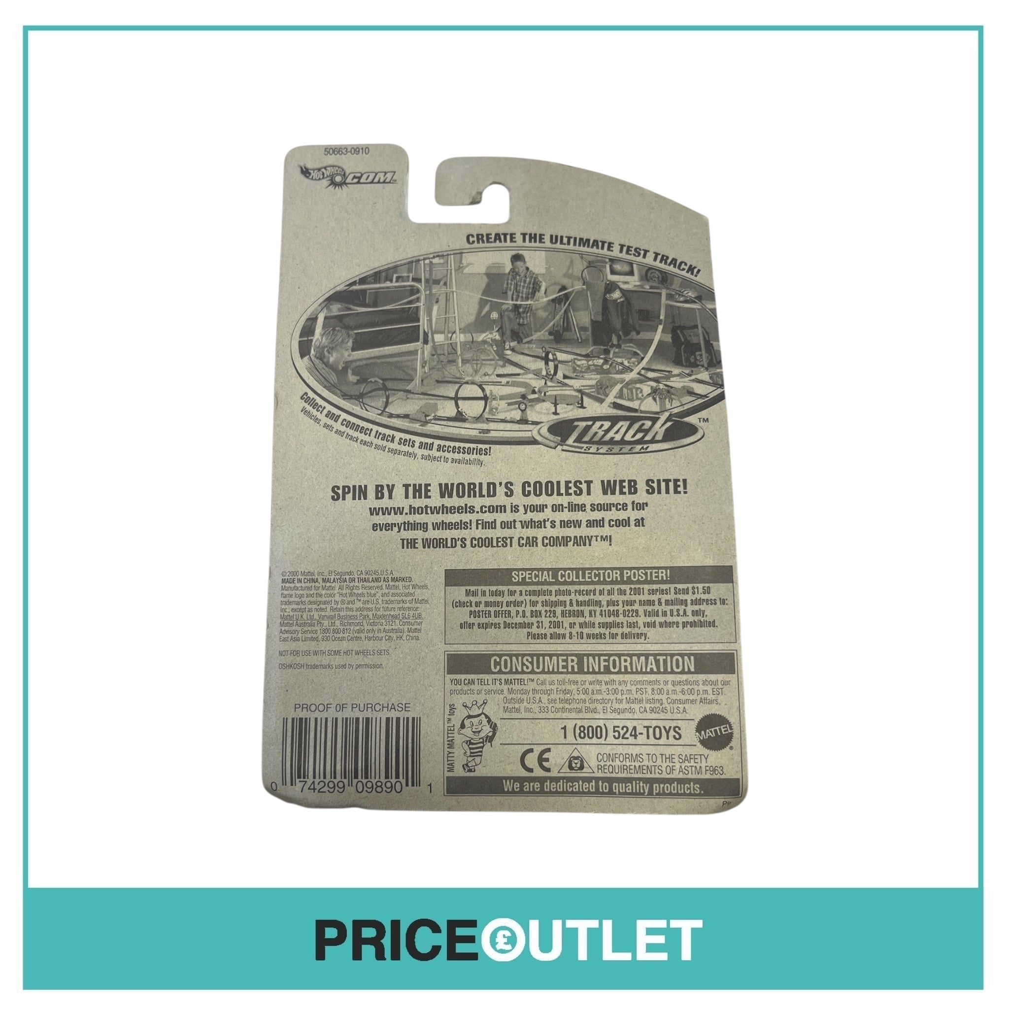 Hot Wheels - Oshkosh Cement Truck (Yellow) - Slight Damage