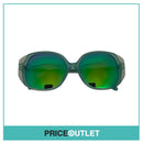 Light Blue Frame Green Lens Sunglasses RRP £325