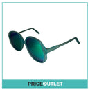 Light Blue Frame Green Lens Sunglasses RRP £325
