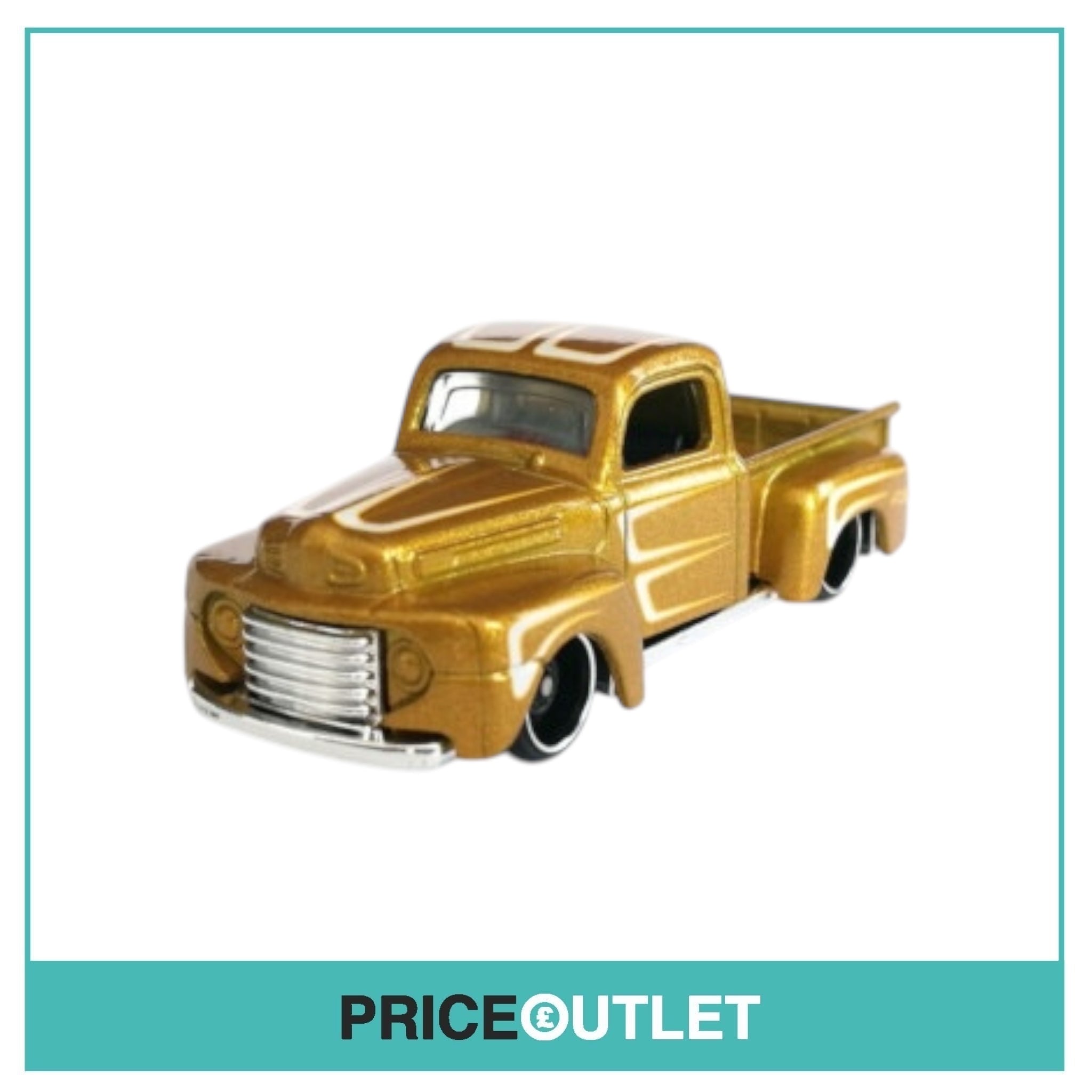 Hot Wheels - ‘49 Ford F1 (Gold) - Slight Damage