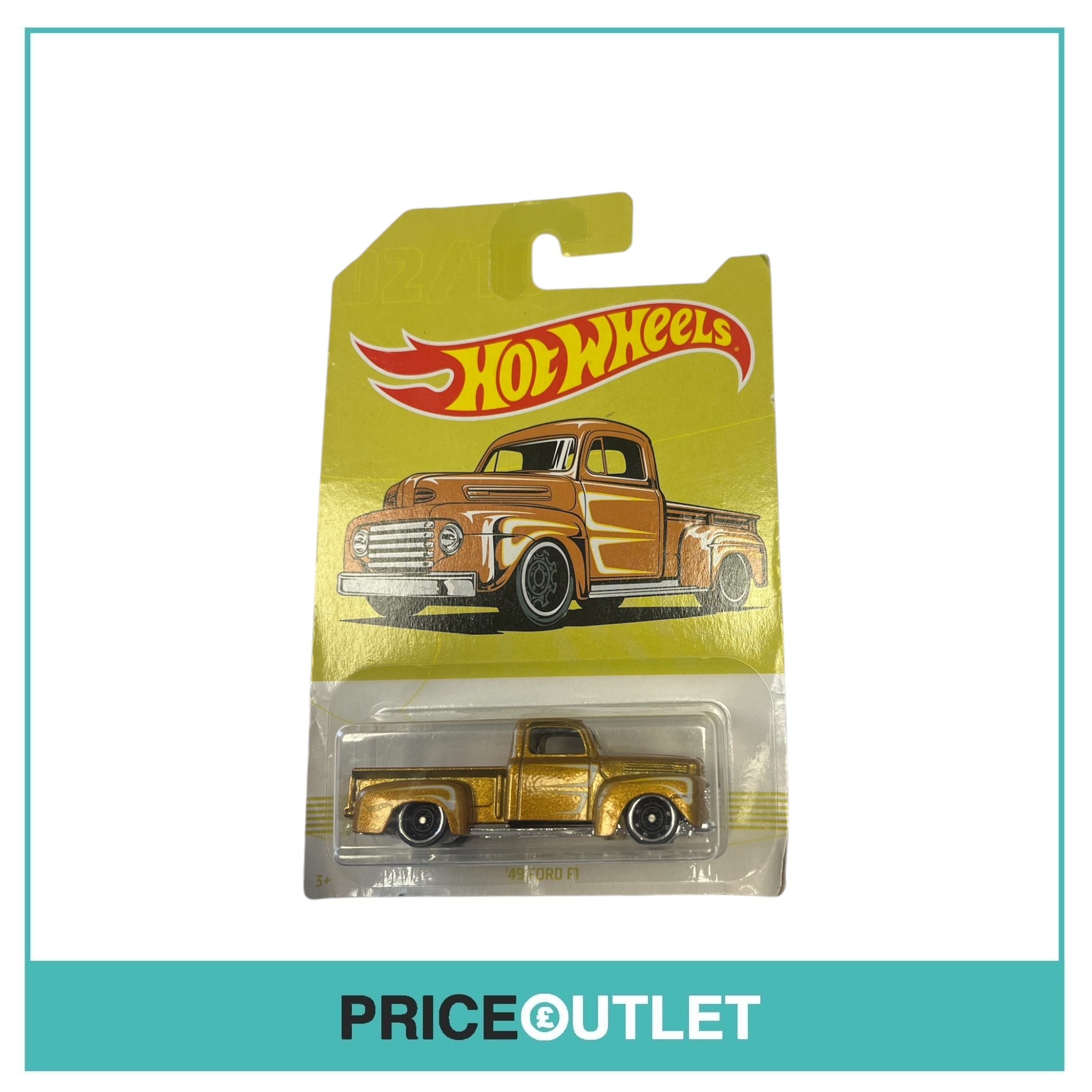 Hot Wheels - ‘49 Ford F1 (Gold) - Slight Damage