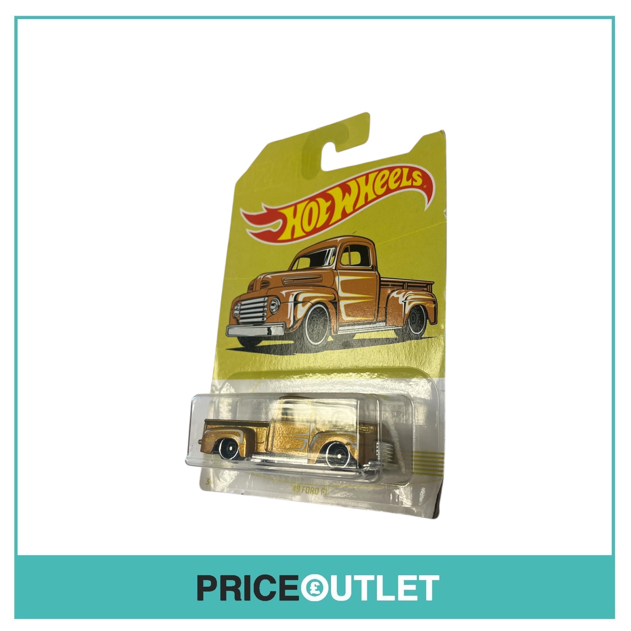 Hot Wheels - ‘49 Ford F1 (Gold) - Slight Damage