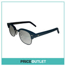 Clear Lens Deep Blue Frame Glasses RRP £325