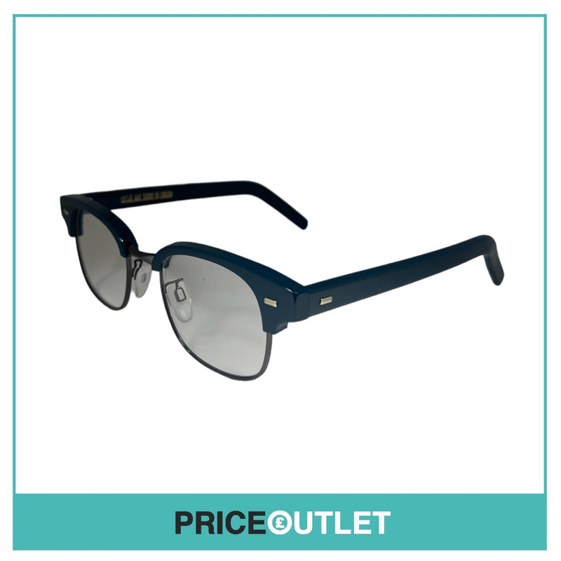 Cutler & Gross - Clear Lens Deep Blue Frame Glasses RRP £325