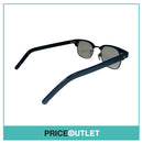 Clear Lens Deep Blue Frame Glasses RRP £325