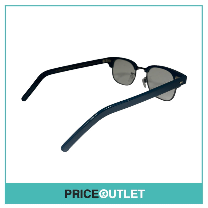 Cutler & Gross - Clear Lens Deep Blue Frame Glasses RRP £325