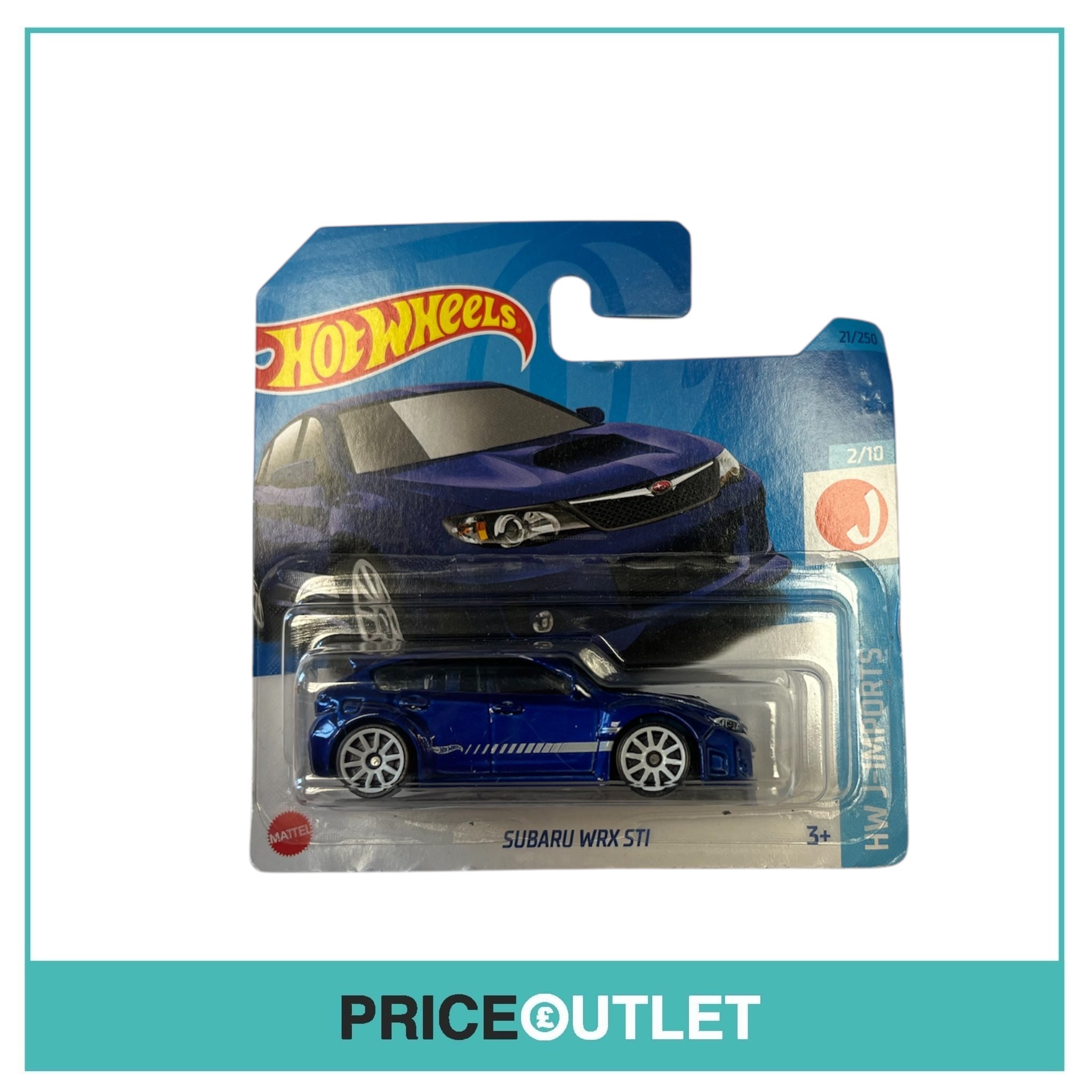 Hot Wheels - HW-J-Imports 2/10 - Subaru WRX-STI - Slight Damage