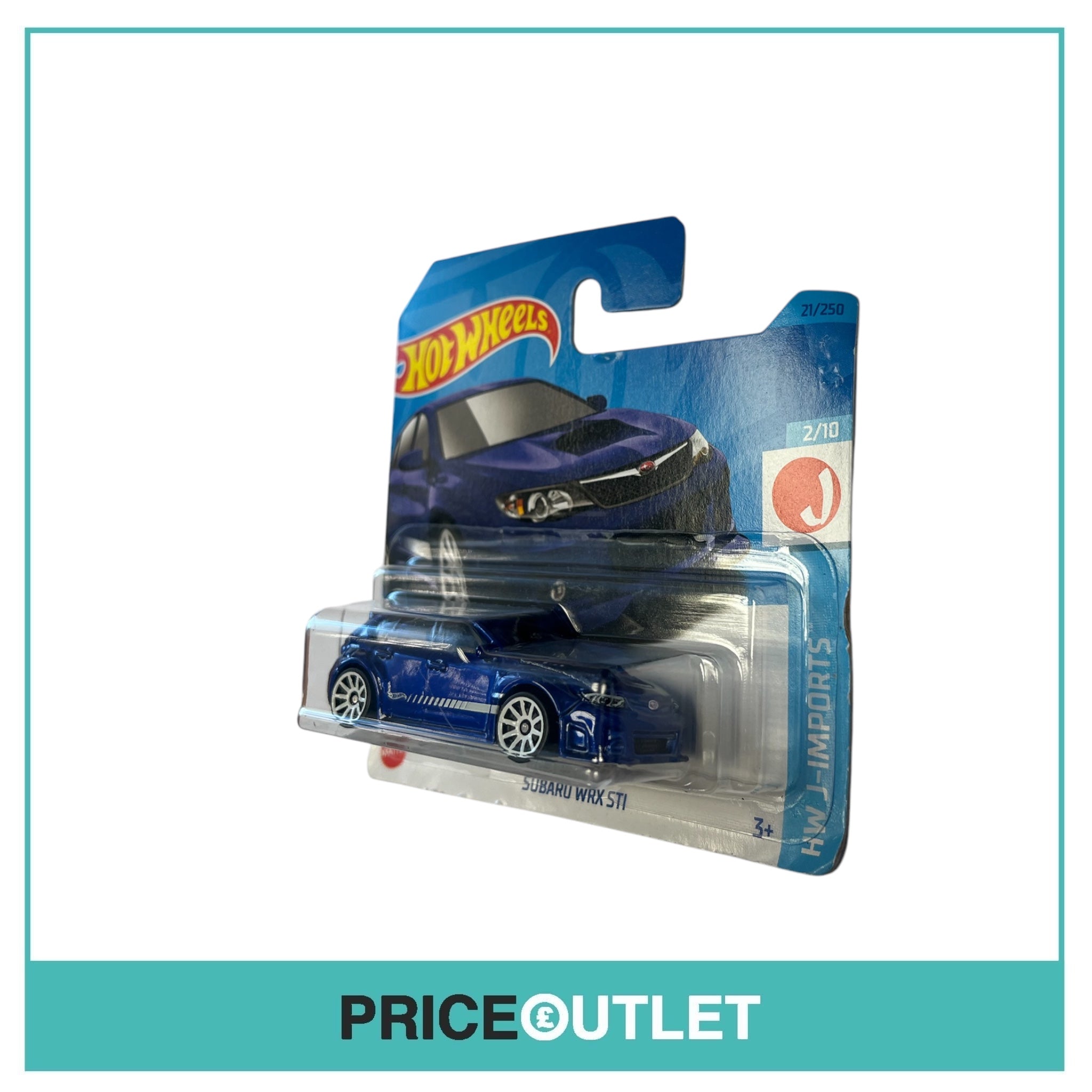 Hot Wheels - HW-J-Imports 2/10 - Subaru WRX-STI - Slight Damage
