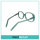 No Lens Translucent Light Blue Frame Glasses RRP £325