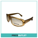 Clear Lens Translucent Gold Frame Glasses RRP £325