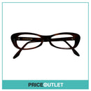 No Lens Brown Tortoiseshell Print Frame Glasses RRP £325
