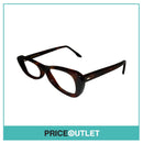 No Lens Brown Tortoiseshell Print Frame Glasses RRP £325