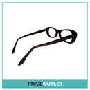 No Lens Brown Tortoiseshell Print Frame Glasses RRP £325