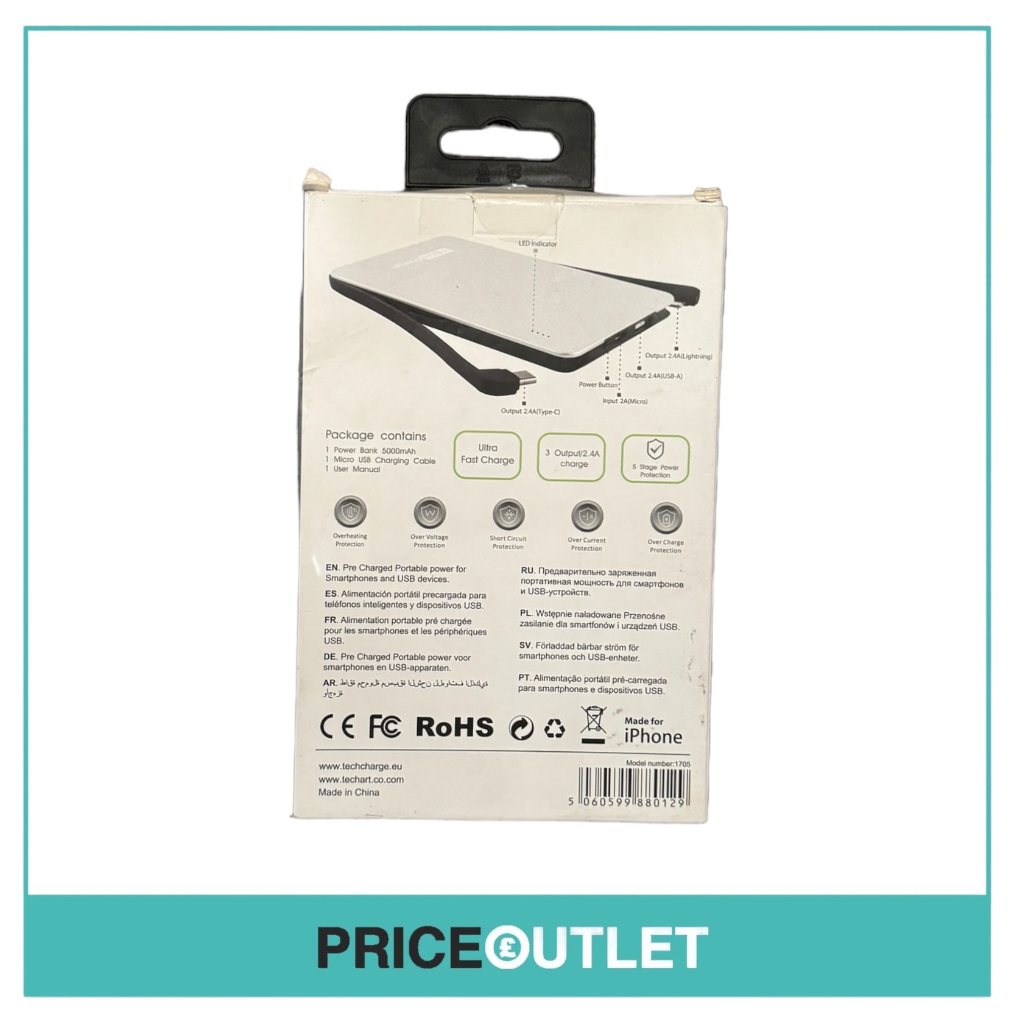 Tech Charge - Portable Power Bank