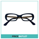 Clear Lens Blue & Gold Frame Glasses RRP £325