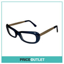 Clear Lens Blue & Gold Frame Glasses RRP £325