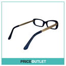 Clear Lens Blue & Gold Frame Glasses RRP £325