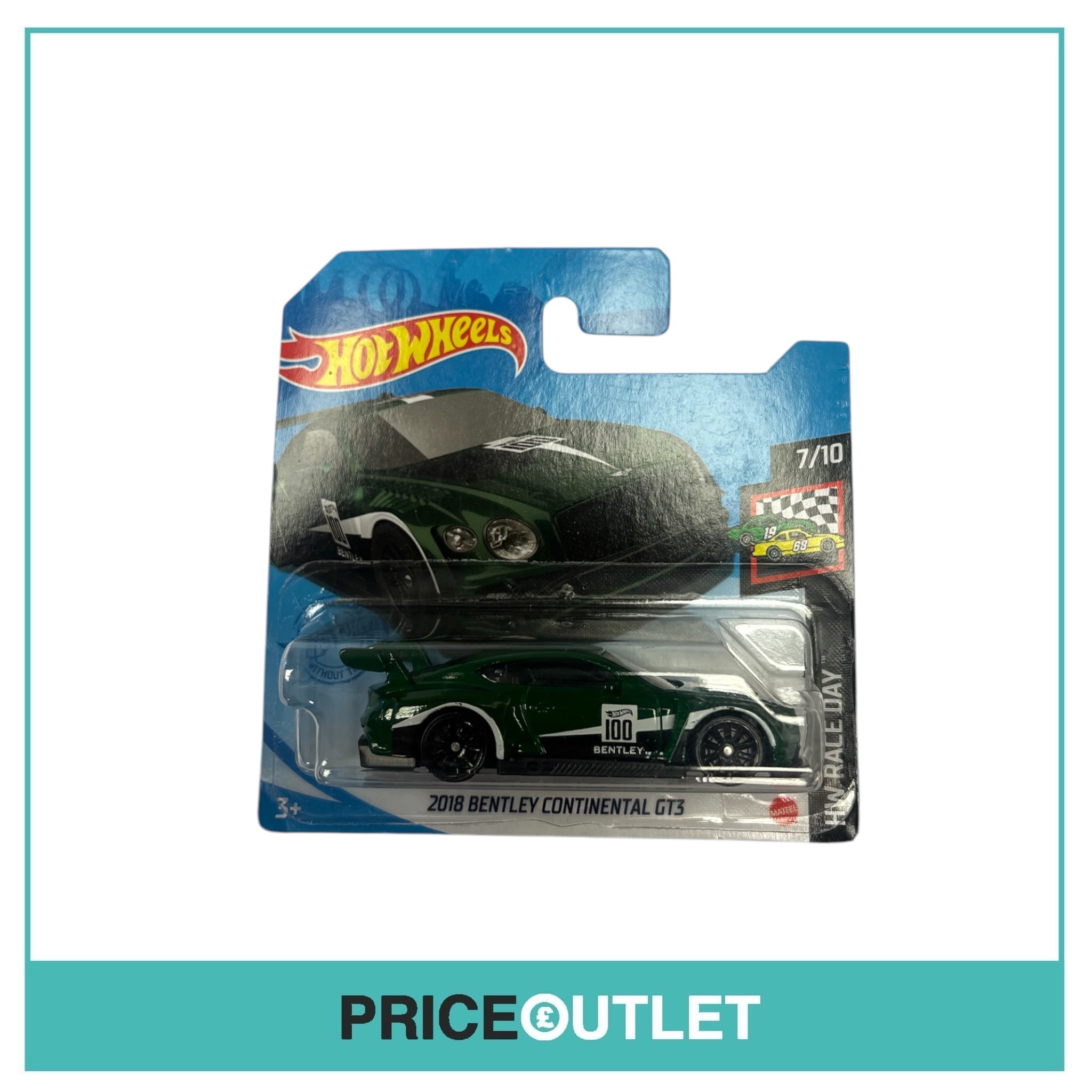 Hot Wheels - HW Race Day 7/10 - 2018 Bentley Continental GT3 (Damaged)