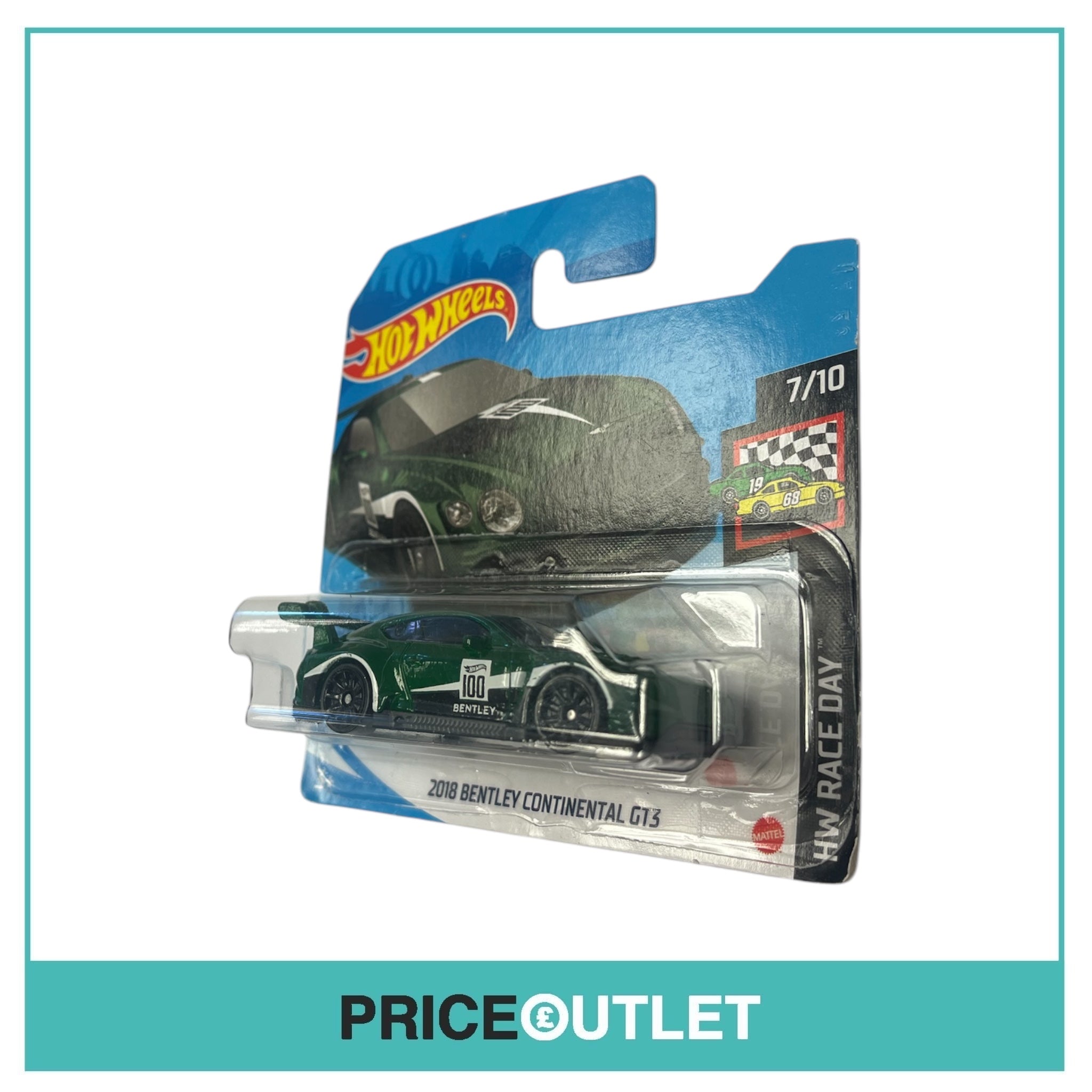 Hot Wheels - HW Race Day 7/10 - 2018 Bentley Continental GT3 (Damaged)