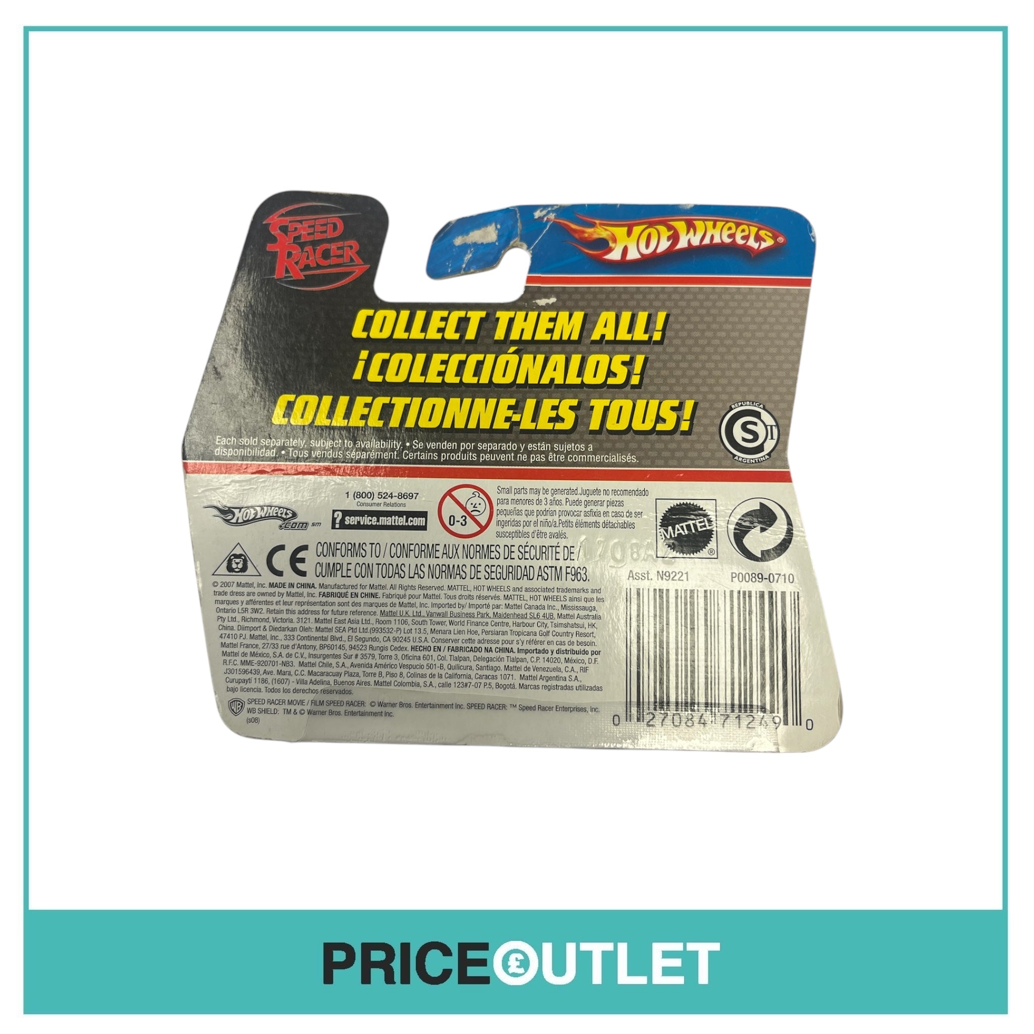 Hot Wheels - Speed Racer - Mach 6 - Slight Damage