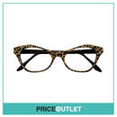 No Lens Leopard Print & Brown Frame Glasses RRP £325