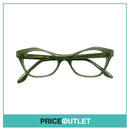 No Lens Green Translucent Frame Glasses RRP £325