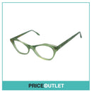 No Lens Green Translucent Frame Glasses RRP £325