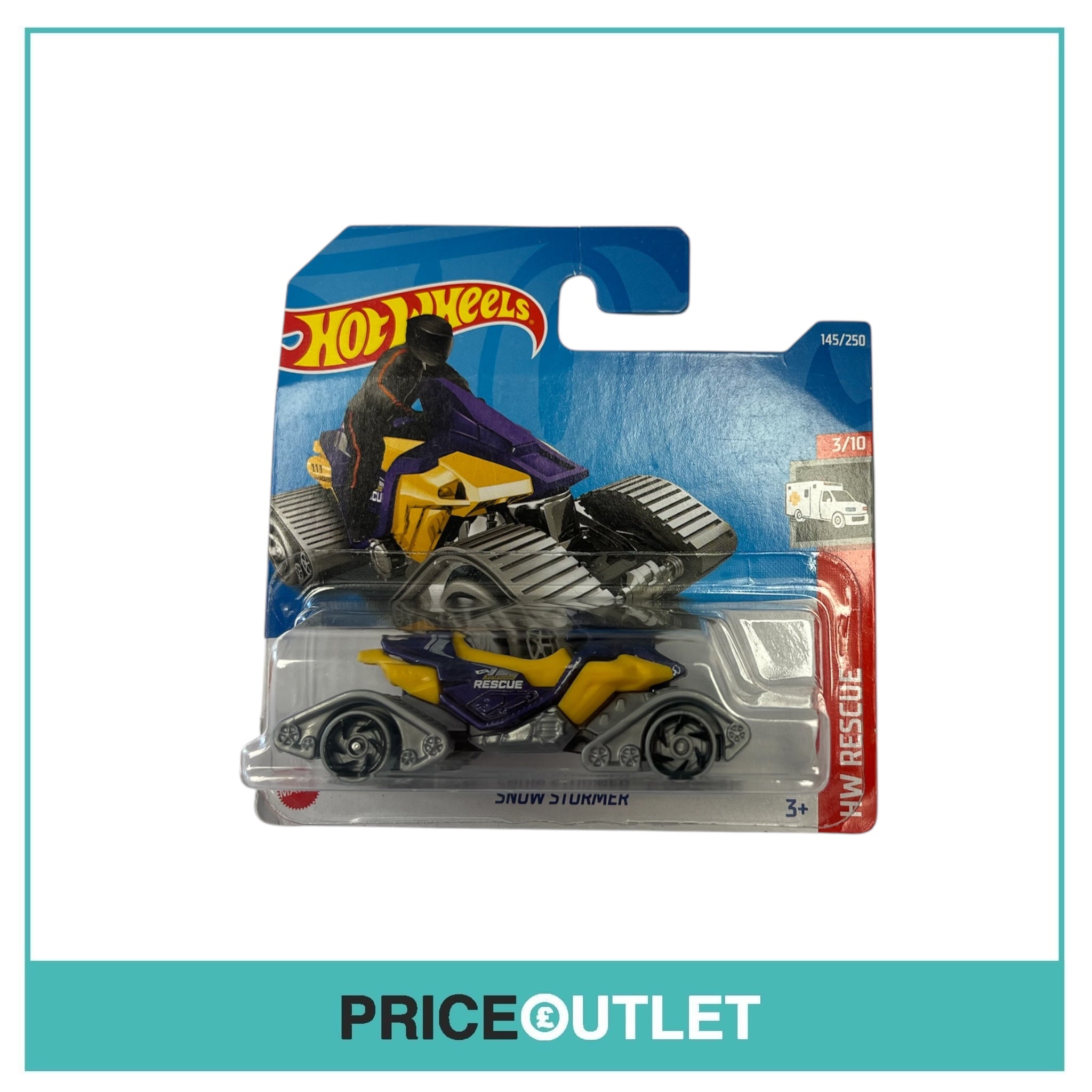 Hot Wheels - HW Rescue 3/10 - Snow Stormer - Slight Damage