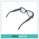 Clear Lens Blue Translucent Frames Glasses RRP £325