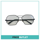 Clear Lens Thin Black Frame Pilot's Glasses RRP £325