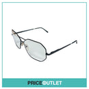 Clear Lens Thin Black Frame Pilot's Glasses RRP £325