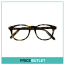 Clear Lens Yellow & Brown Tortoiseshell Print Glasses RRP £325