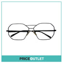 No Lens Black Thin Frame Pilot's Glasses RRP £325