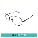 No Lens Black Thin Frame Pilot's Glasses RRP £325