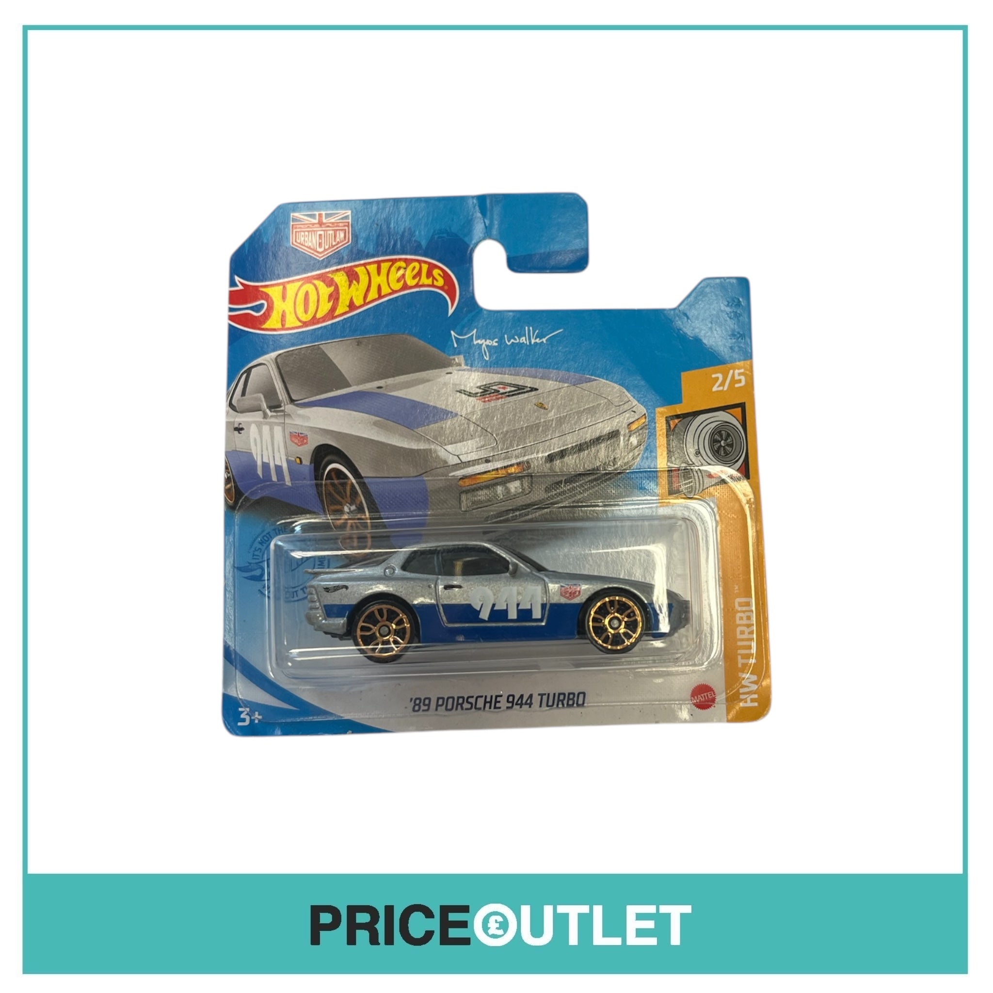 Hot Wheels - HW Turbo 2/5 - ‘89 Porsche 944 Turbo - Slight Damage
