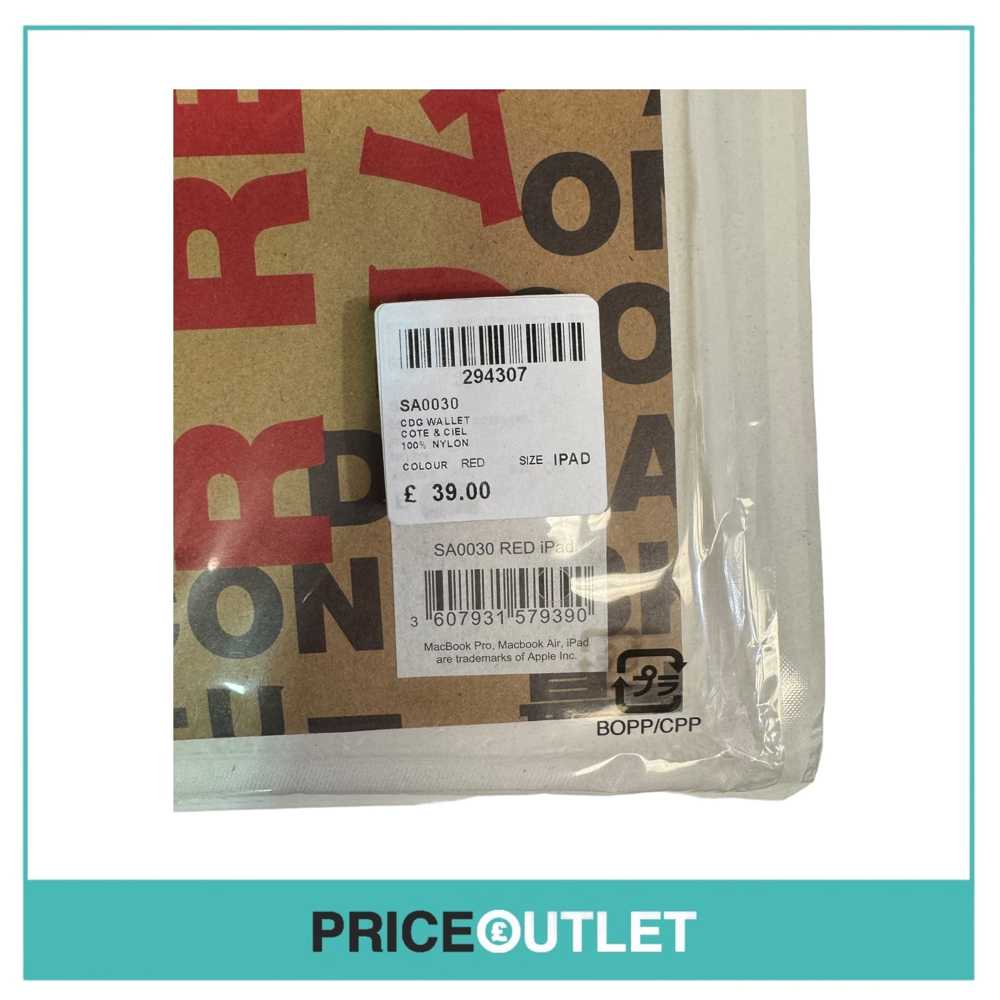 Comme des Garçons - Red IPAD Wallet Cote & Ciel - BRAND NEW