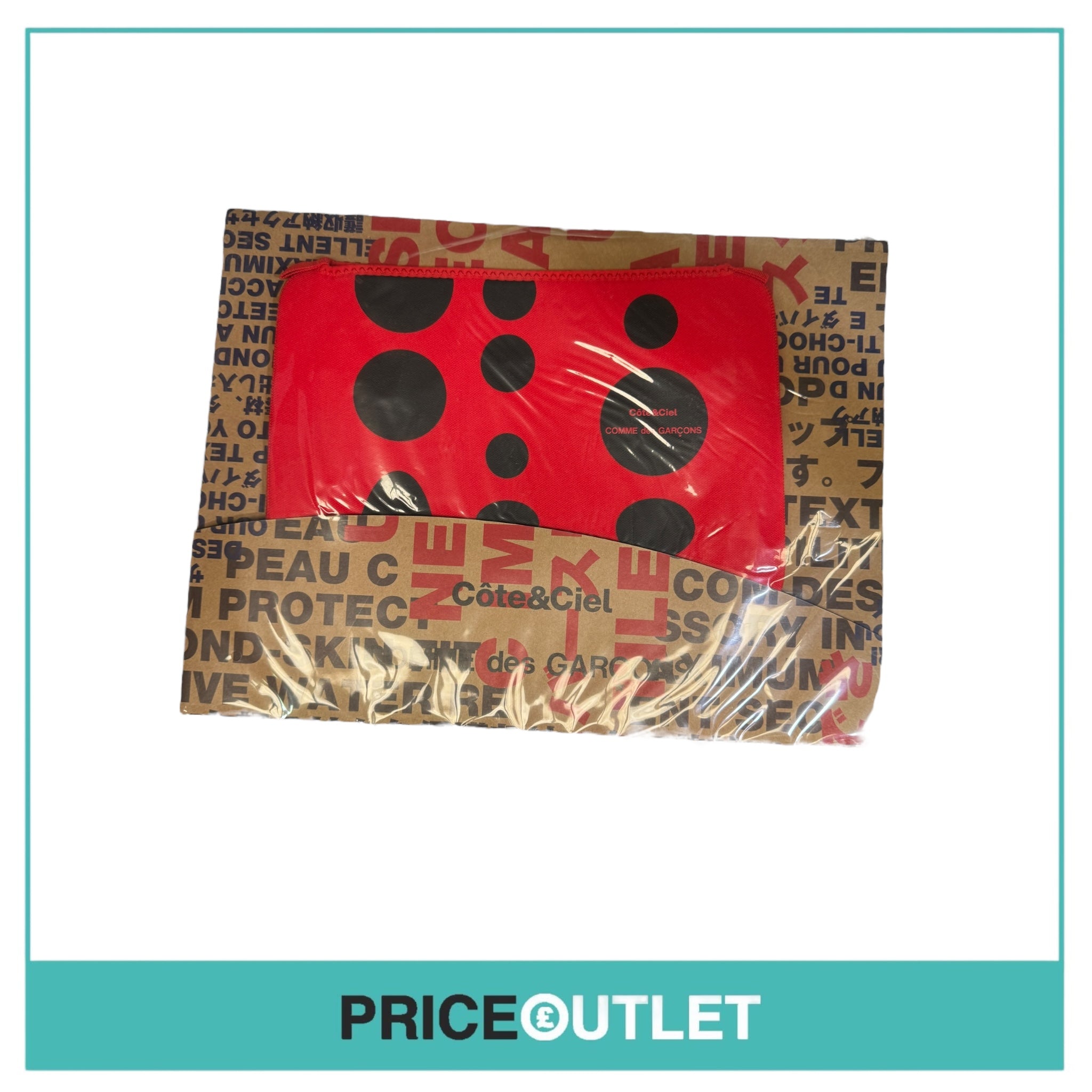 Comme des Garçons - Air11 Wallet -  red with black spots - BRAND NEW