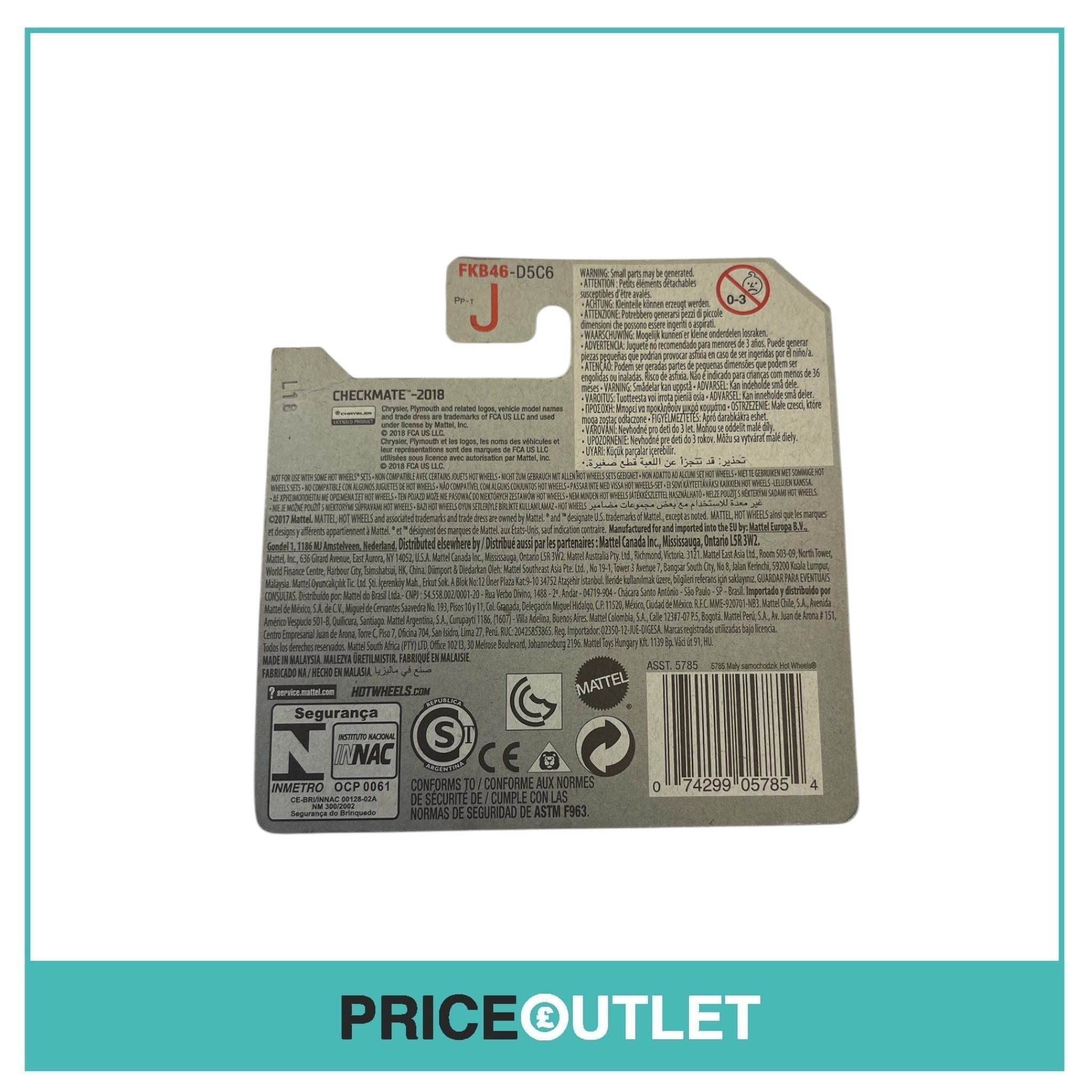 Hot Wheels - Checkmate 1/9 - King Kuda - Slight Damage