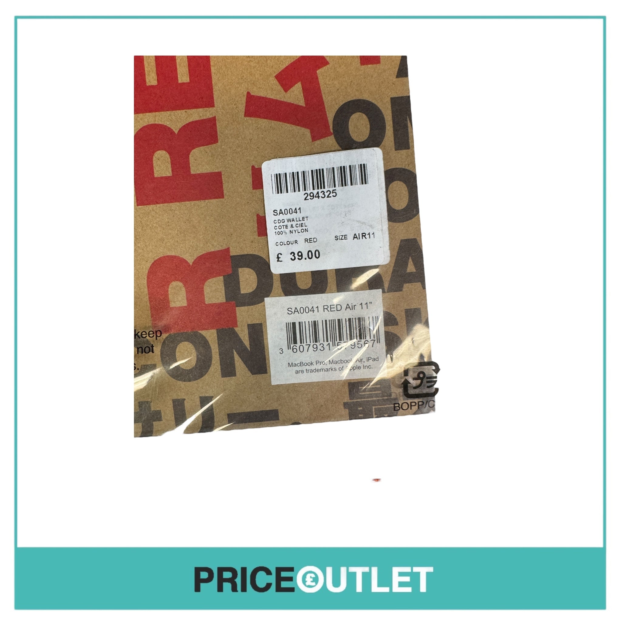 Comme des Garçons - Air11 Wallet -  red with black spots - BRAND NEW