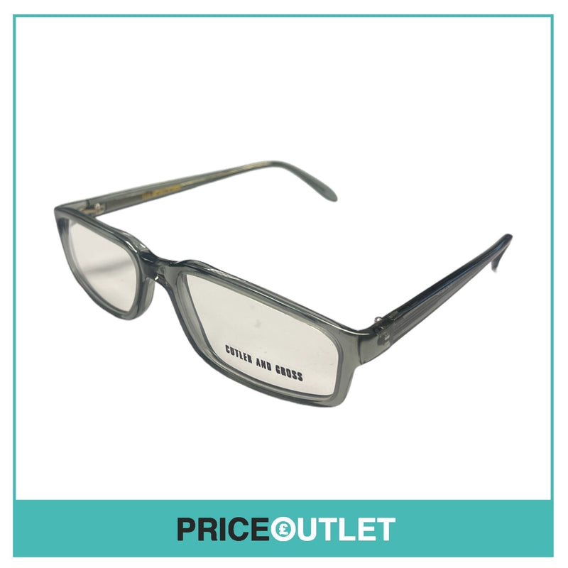 Cutler & Gross - Clear Lens Translucent Grey Frame Glasses RRP £325 (3)