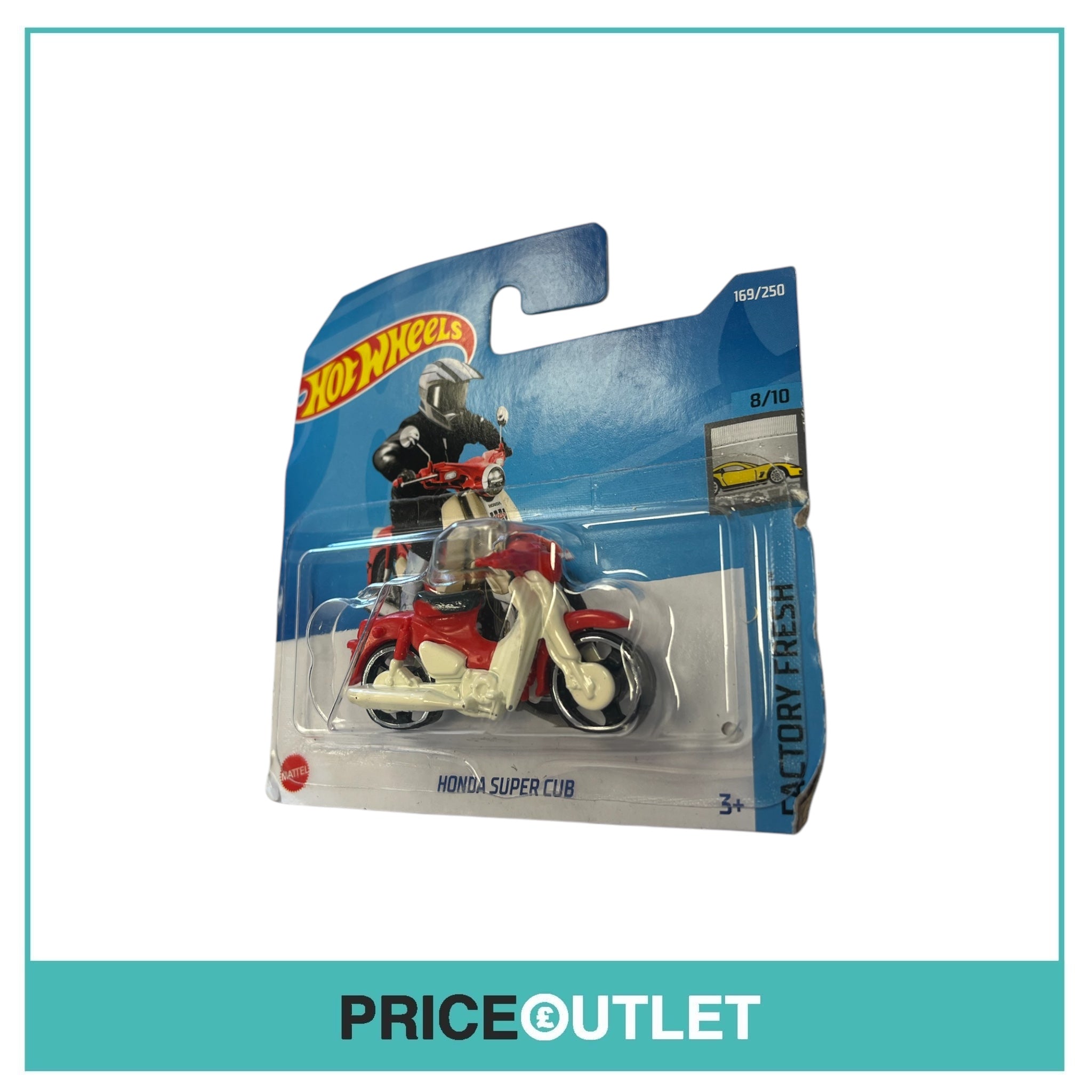 Hot Wheels - Factory Fresh 8/10 - Honda Super Cub - Slight Damage