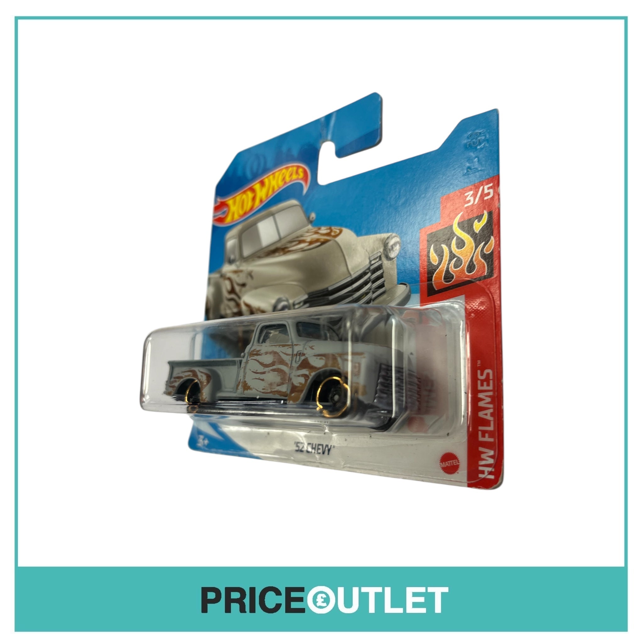 Hot Wheels - HW Flames 3/5 - ‘52 Chevy - Slight Damage