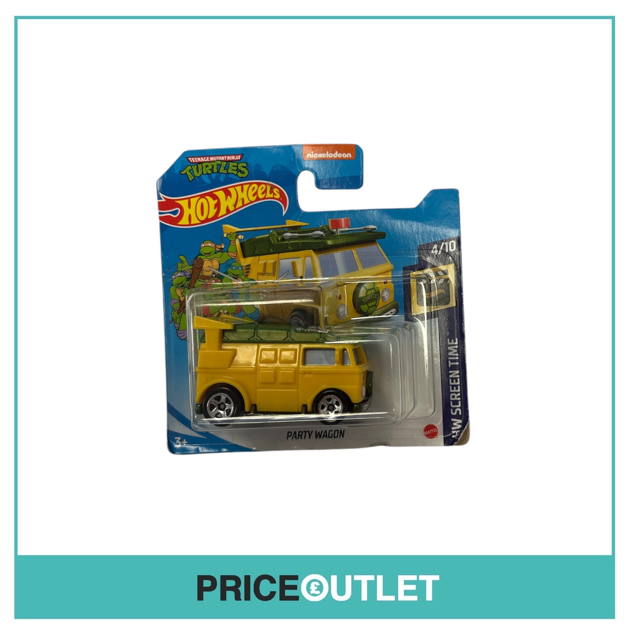 Hot Wheels - Teenage Mutant Ninja Turtles - HW Screen Time 4/10 - Party Wagon - Damaged