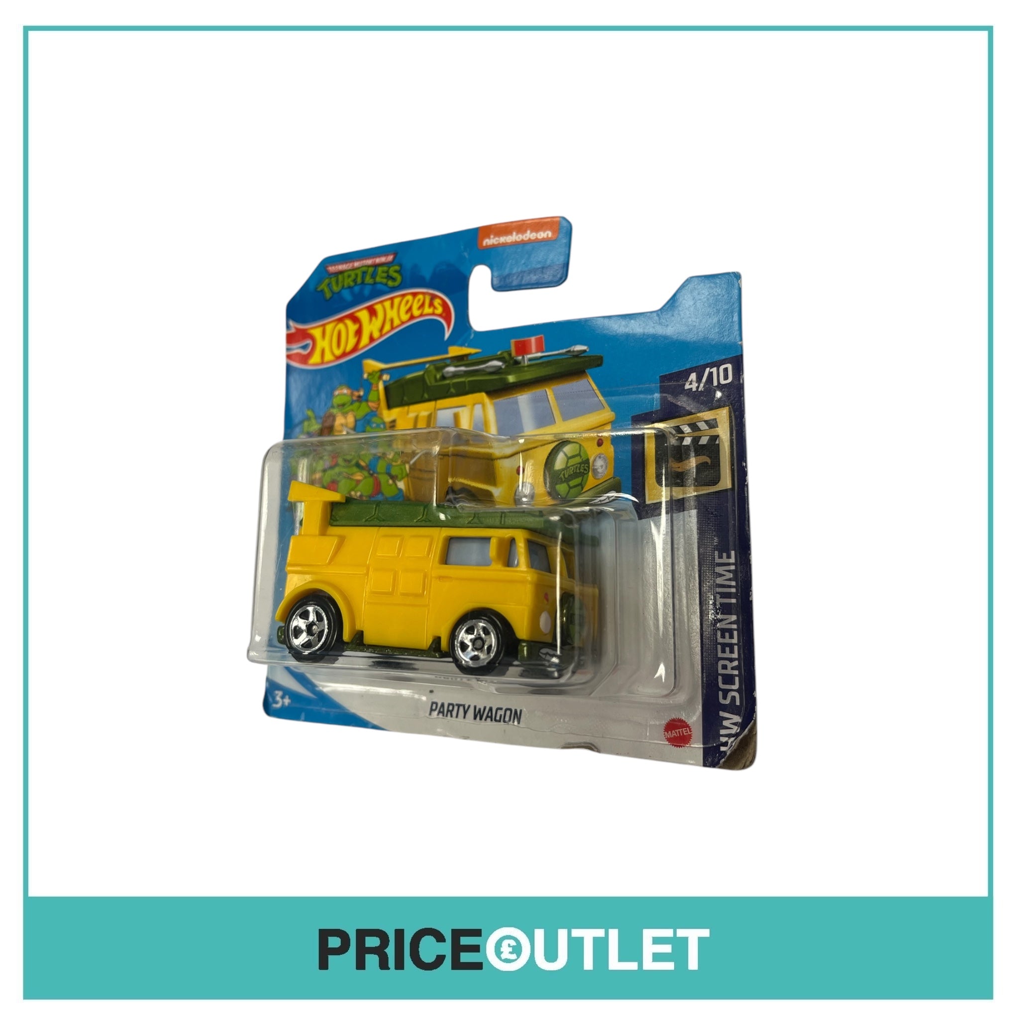 Hot Wheels - Teenage Mutant Ninja Turtles - HW Screen Time 4/10 - Party Wagon - Damaged