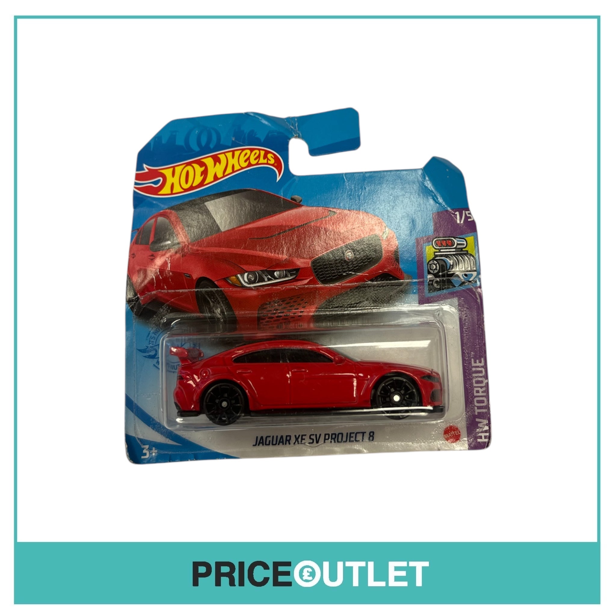 Hot Wheels - HW Torque 1/5 - Jaguar XE SV Project 8 - Damaged
