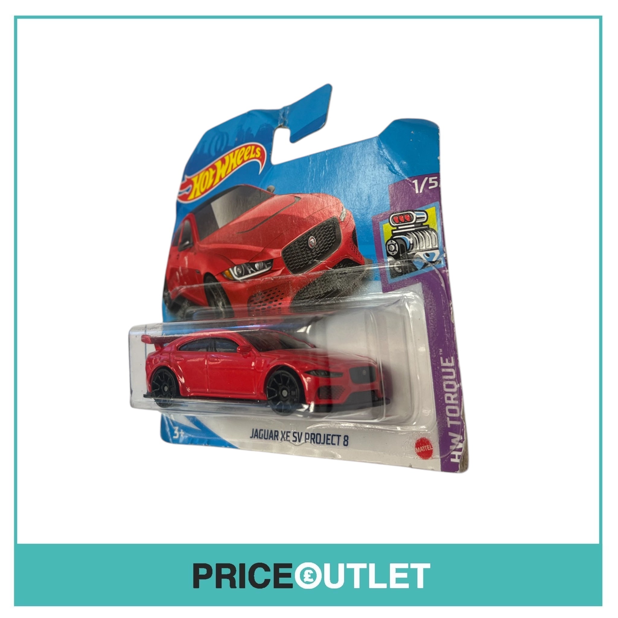 Hot Wheels - HW Torque 1/5 - Jaguar XE SV Project 8 - Damaged