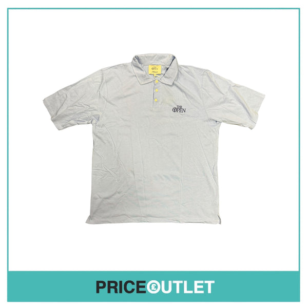 Manors Golf - The Open Polo - Light Blue - Size L - BRAND NEW IN PACKAGING