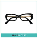 No Lens Black & Gold Frame Glasses RRP £325