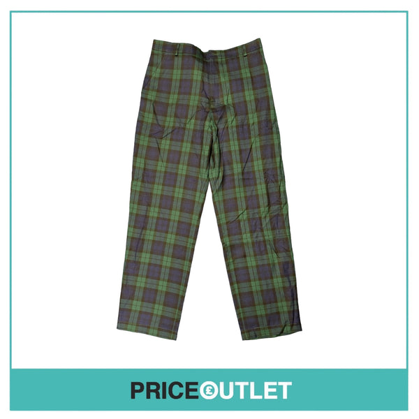 Manors Golf - Tartan Trousers - BlackWatch Green - Size 34 - BRAND NEW