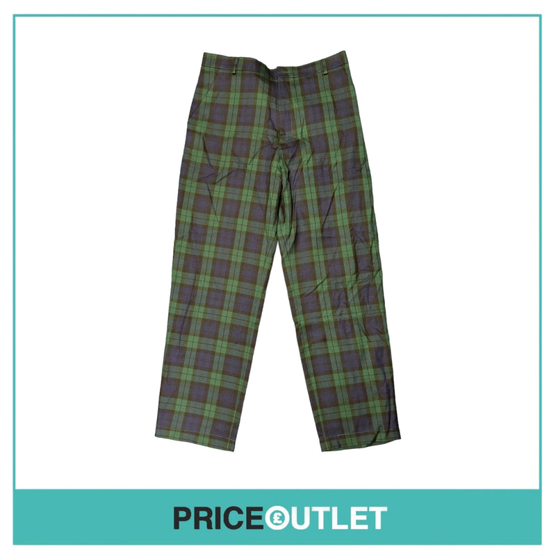 Manors Golf - Tartan Trousers - BlackWatch Green - Size 36 -  BRAND NEW